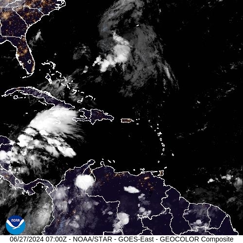 Satellite - Lesser Antilles - Thu 27 Jun 04:00 EDT