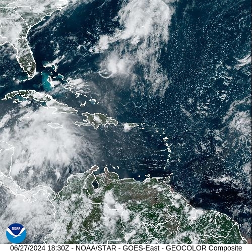 Satellite - Lesser Antilles - Thu 27 Jun 15:30 EDT