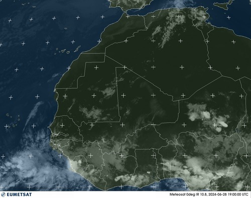 Satellite - Gulf of Guinea - Fri 28 Jun 16:00 EDT