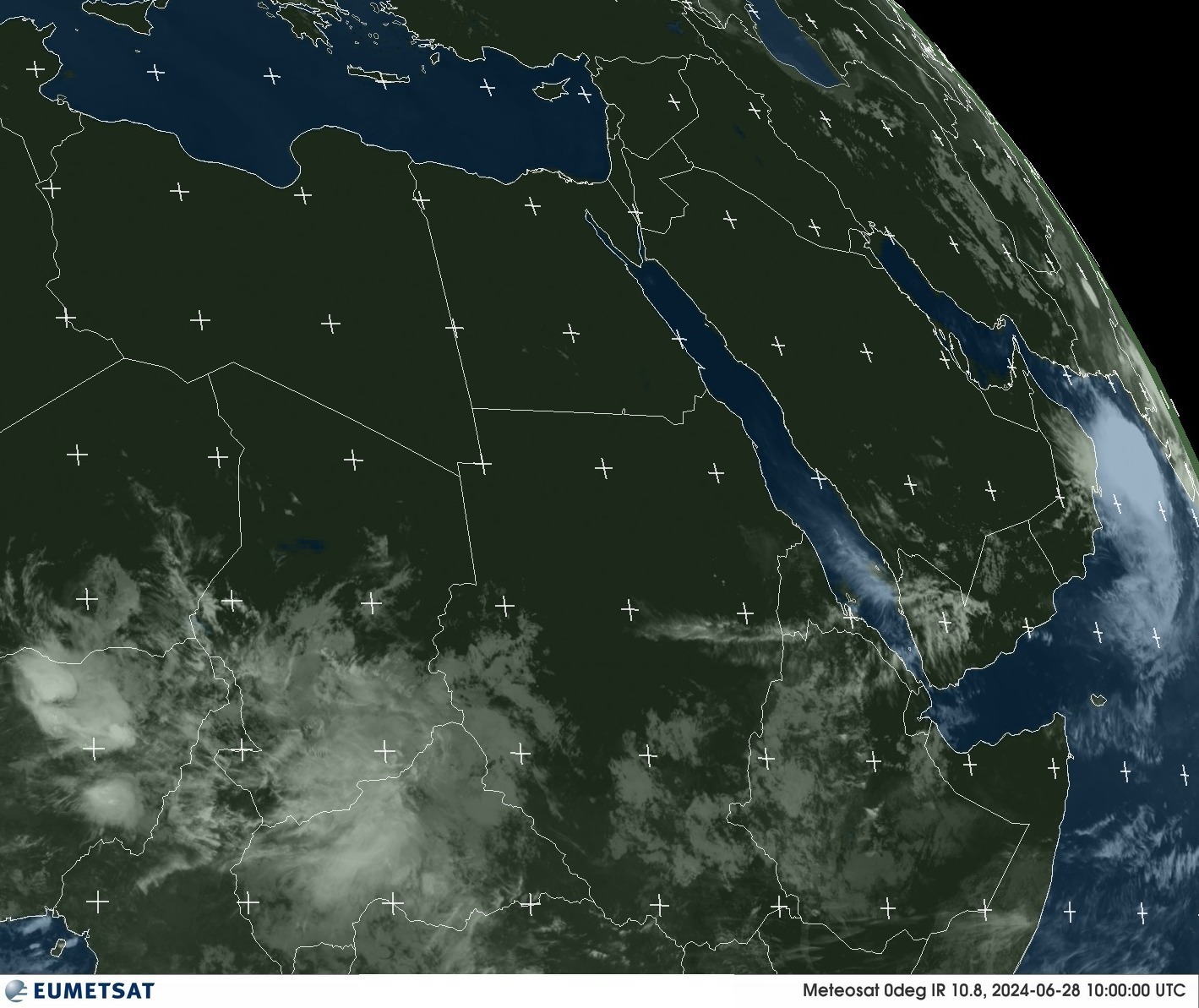 Satellite - Gulf of Oman - Fri 28 Jun 07:00 EDT
