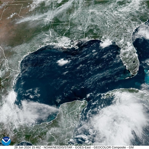 Satellite - Yucatan Strait - Fri 28 Jun 12:46 EDT