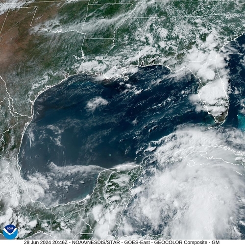 Satellite - Gulf of Honduras - Fri 28 Jun 17:46 EDT