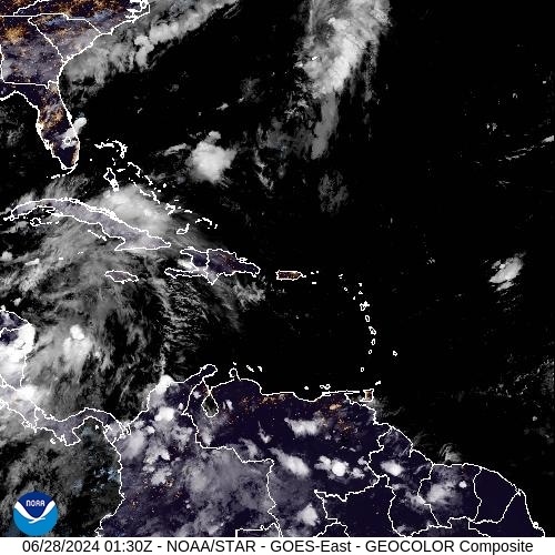Satellite - Puerto Rico - Thu 27 Jun 22:30 EDT