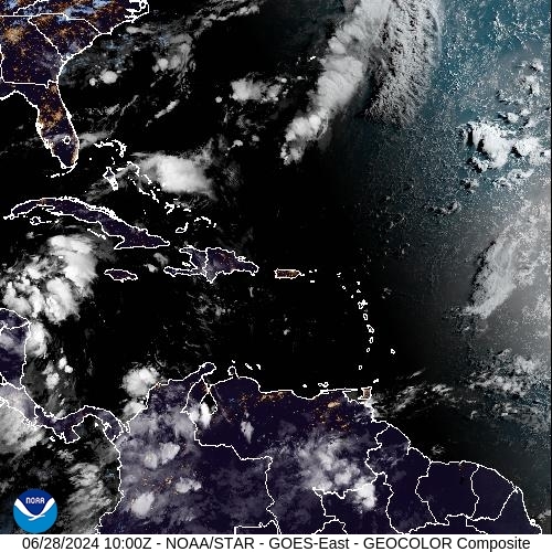 Satellite - Puerto Rico - Fri 28 Jun 07:00 EDT