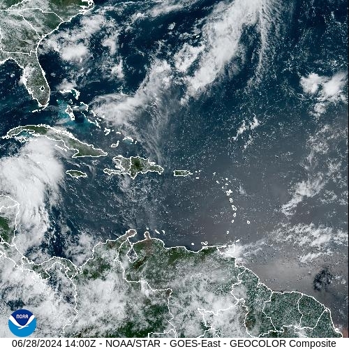 Satellite - Puerto Rico - Fri 28 Jun 11:00 EDT