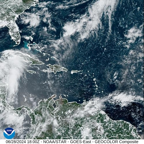 Satellite - Puerto Rico - Fri 28 Jun 15:00 EDT