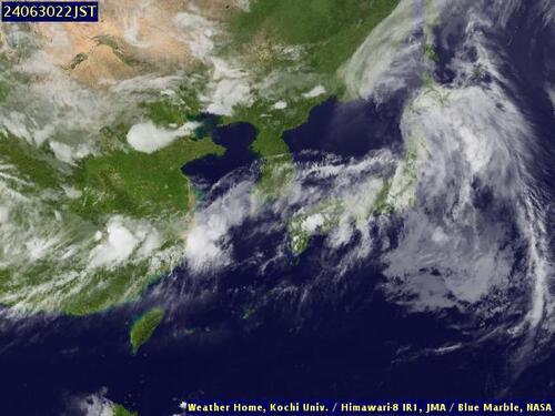 Satellite - Taiwan Strait - Sun 30 Jun 11:00 EDT