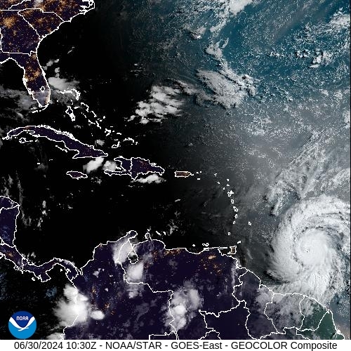 Satellite - Puerto Rico - Sun 30 Jun 07:30 EDT
