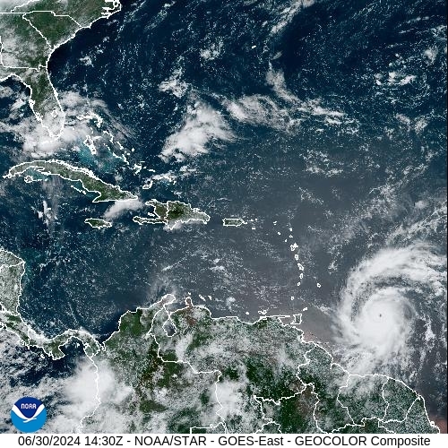 Satellite - Jamaica - Sun 30 Jun 11:30 EDT
