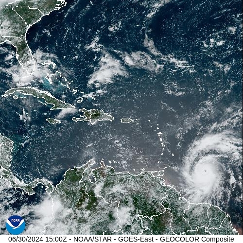 Satellite - Cuba/East - Sun 30 Jun 12:00 EDT