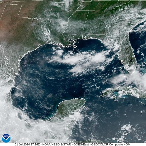 Satellite - Yucatan Strait - Mon 01 Jul 14:16 EDT