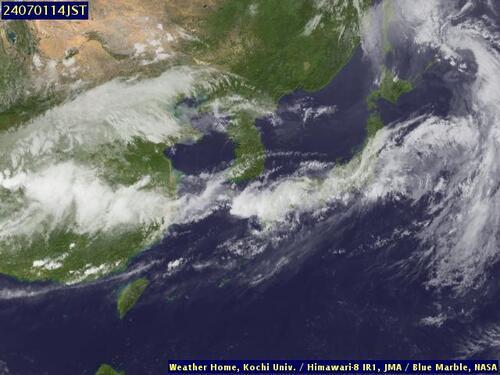 Satellite - Sea of Japan - Mon 01 Jul 03:00 EDT