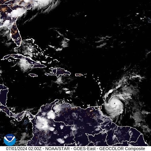 Satellite - Cuba/East - Sun 30 Jun 23:00 EDT