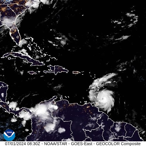 Satellite - Jamaica - Mon 01 Jul 05:30 EDT