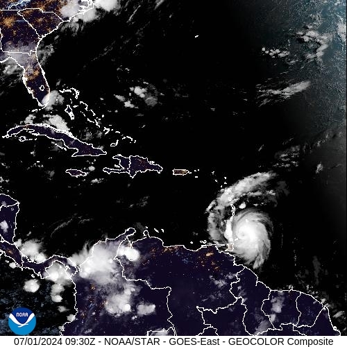 Satellite - Cuba/East - Mon 01 Jul 06:30 EDT