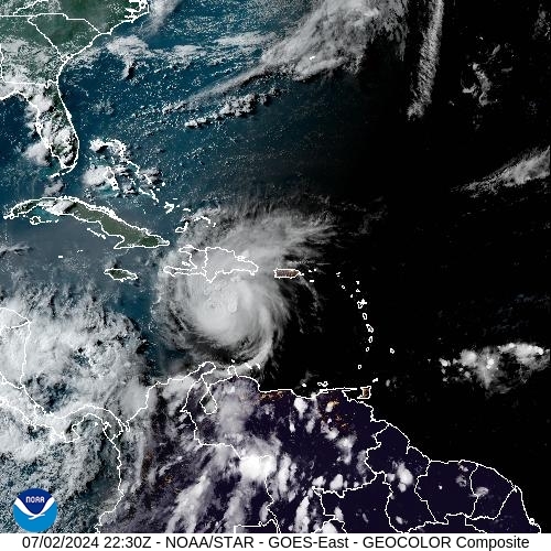 Satellite - Puerto Rico - Tue 02 Jul 19:30 EDT
