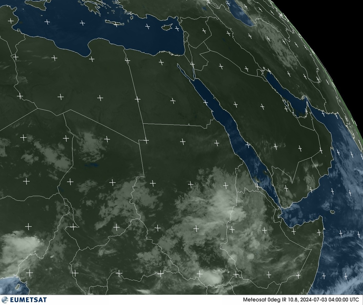 Satellite - Arabian Sea - Wed 03 Jul 01:00 EDT