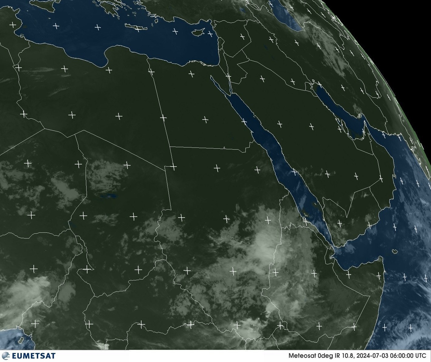 Satellite - Gulf of Oman - Wed 03 Jul 03:00 EDT