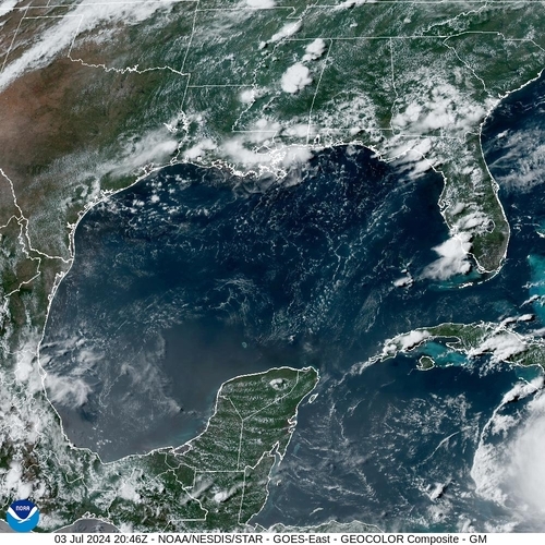 Satellite - Yucatan Strait - Wed 03 Jul 17:46 EDT