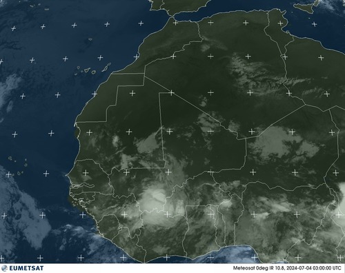 Satellite - Gulf of Guinea - Thu 04 Jul 00:00 EDT