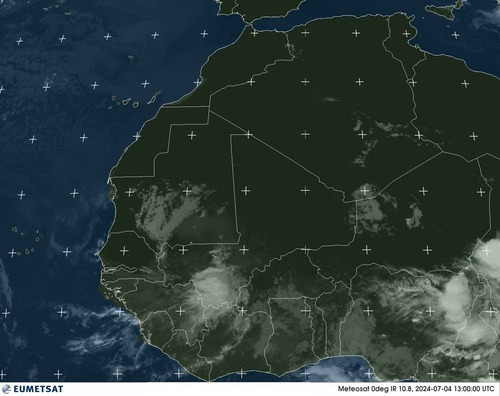 Satellite - Gulf of Guinea - Thu 04 Jul 10:00 EDT