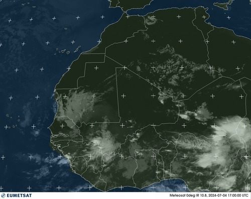Satellite - Gulf of Guinea - Thu 04 Jul 14:00 EDT
