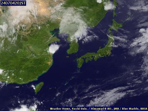 Satellite - Sea of Japan - Thu 04 Jul 09:00 EDT
