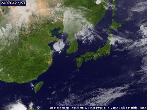 Satellite - Taiwan Strait - Thu 04 Jul 11:00 EDT