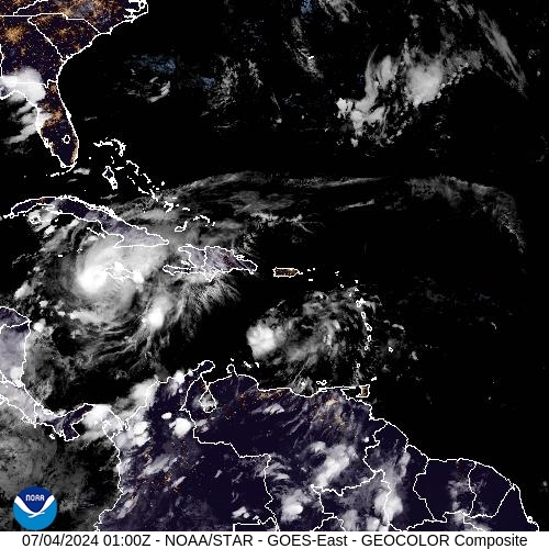 Satellite - Lesser Antilles - Th, 04 Jul, 03:00 BST