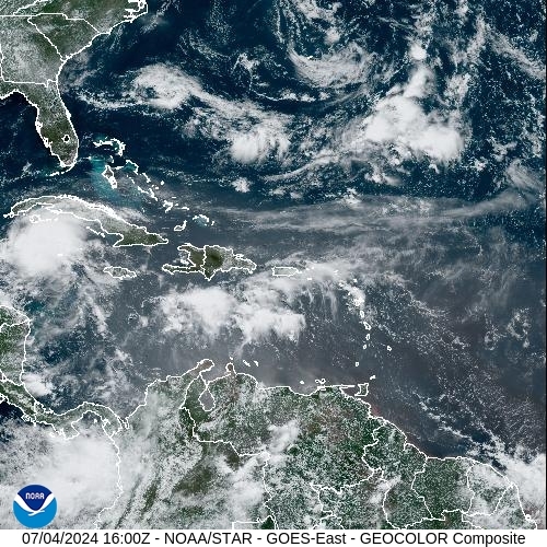 Satellite - Cuba/East - Thu 04 Jul 13:00 EDT
