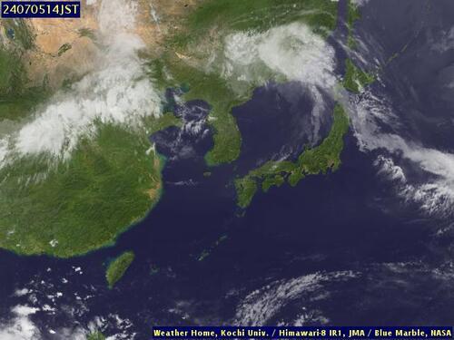 Satellite - Hokkaido - Fri 05 Jul 03:00 EDT