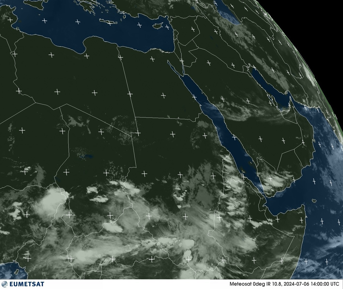 Satellite - Gulf of Aden - Sat 06 Jul 11:00 EDT