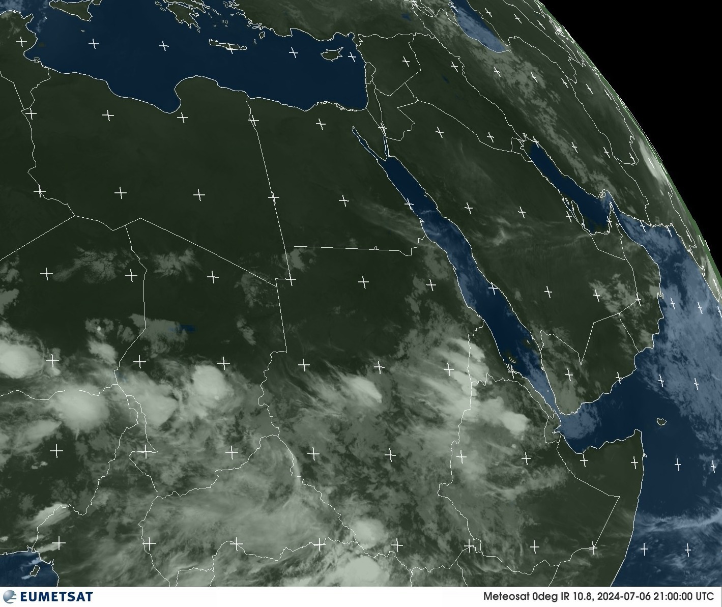 Satellite - Gulf of Aden - Sat 06 Jul 18:00 EDT