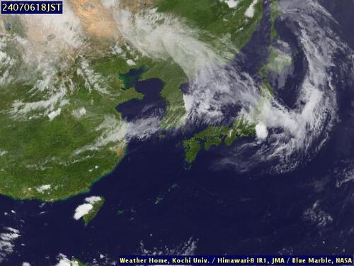 Satellite - Sea of Japan - Sat 06 Jul 07:00 EDT
