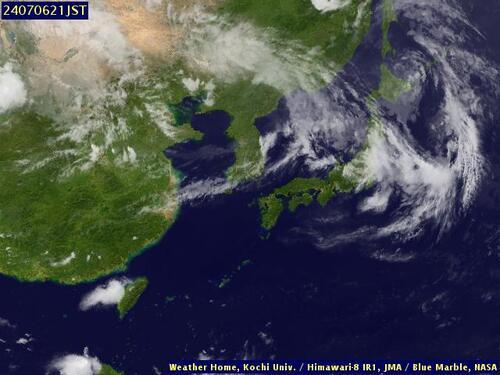 Satellite - Sea of Japan - Sat 06 Jul 10:00 EDT