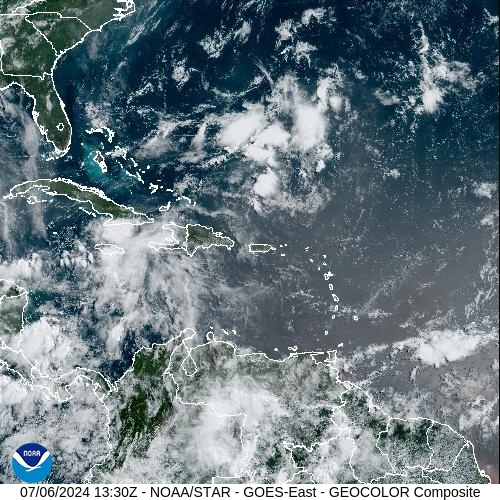 Satellite - Puerto Rico - Sat 06 Jul 10:30 EDT