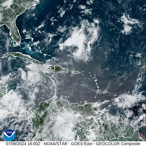 Satellite - Jamaica - Sat 06 Jul 13:00 EDT
