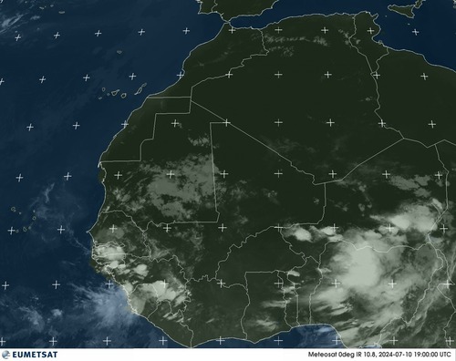 Satellite - Gulf of Guinea - Wed 10 Jul 16:00 EDT