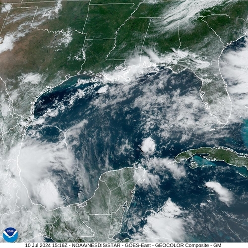 Satellite - Gulf of Mexico - We, 10 Jul, 17:16 BST