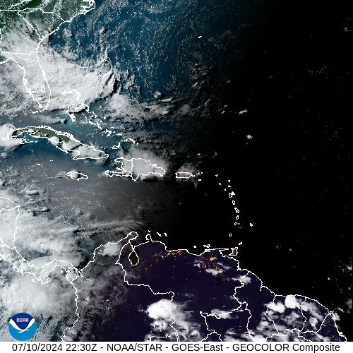 Satellite - Puerto Rico - Wed 10 Jul 19:30 EDT