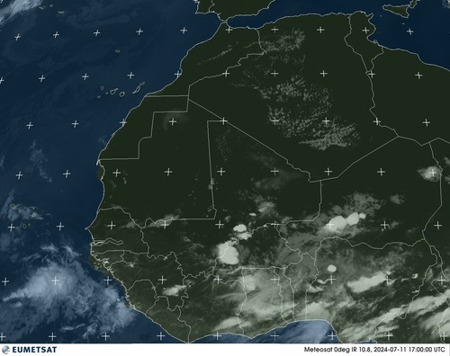 Satellite - Gulf of Guinea - Thu 11 Jul 14:00 EDT