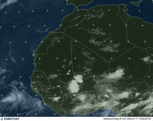 Satellite - Gulf of Guinea - Thu 11 Jul 16:00 EDT