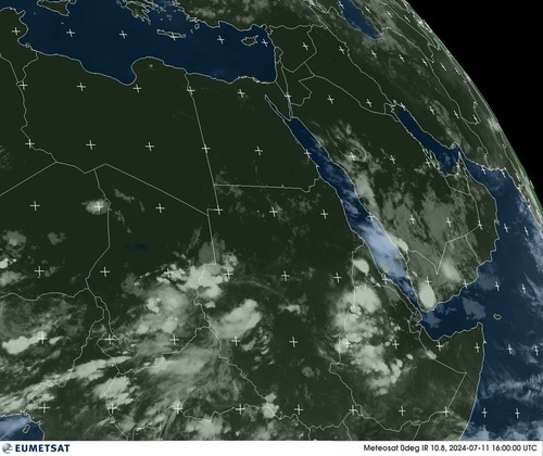 Satellite - Arabian Sea (East) - Thu 11 Jul 13:00 EDT