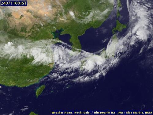 Satellite - Taiwan Strait - Wed 10 Jul 22:00 EDT