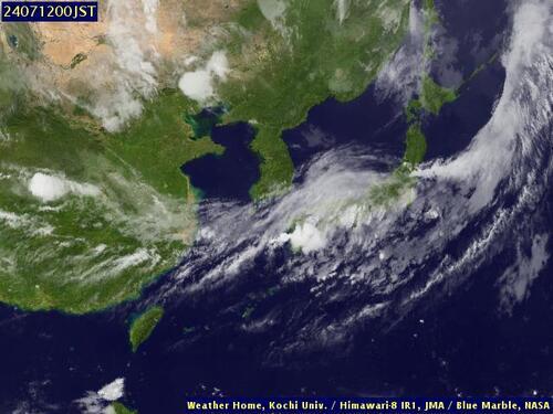 Satellite - Taiwan Strait - Thu 11 Jul 13:00 EDT