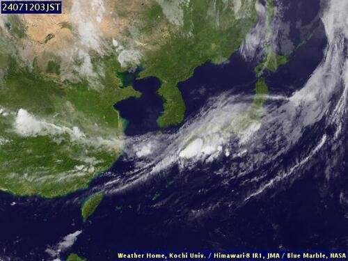 Satellite - East China Sea - Thu 11 Jul 16:00 EDT