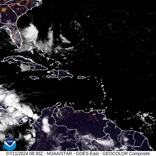 Satellite - Puerto Rico - Thu 11 Jul 05:30 EDT