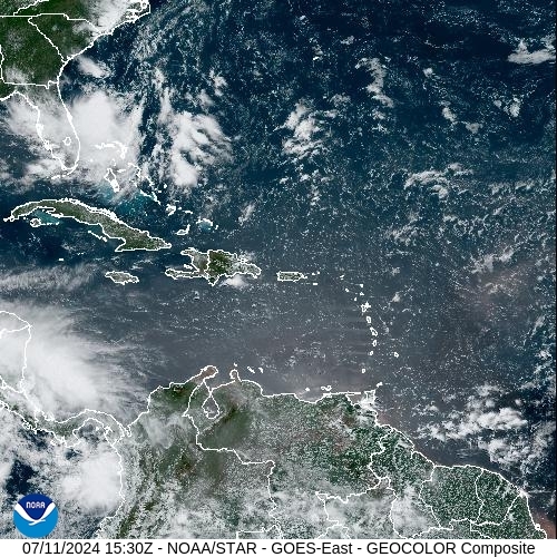 Satellite - Jamaica - Thu 11 Jul 12:30 EDT