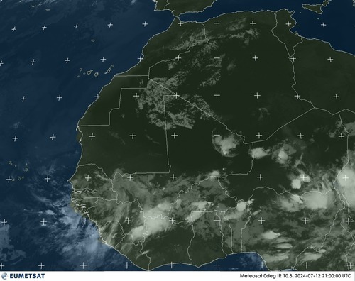 Satellite - Gulf of Guinea - Fri 12 Jul 18:00 EDT