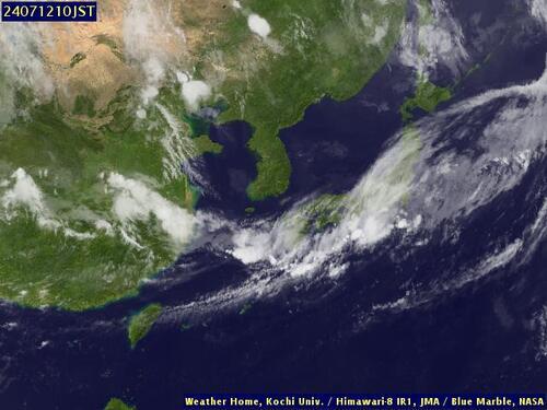 Satellite - Taiwan Strait - Thu 11 Jul 23:00 EDT